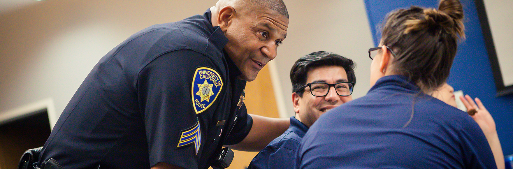 Sergeant Sloan at a public event